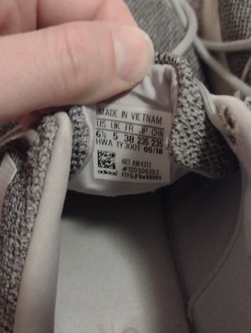 Adidas Cloudfoam QT Grey Racer Sneakers